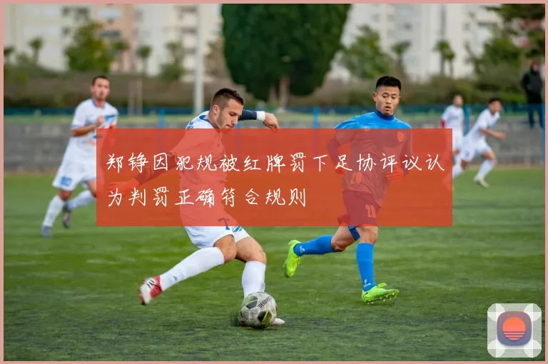 郑铮因犯规被红牌罚下足协评议认为判罚正确符合规则